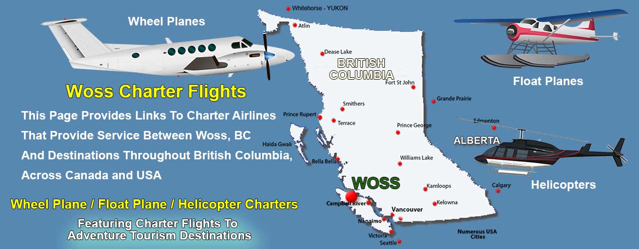 Woss BC Air Charter Directory